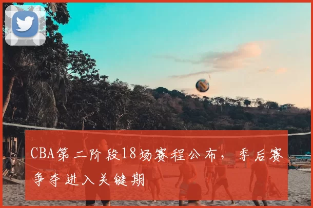 CBA第二阶段18场赛程公布，季后赛争夺进入关键期