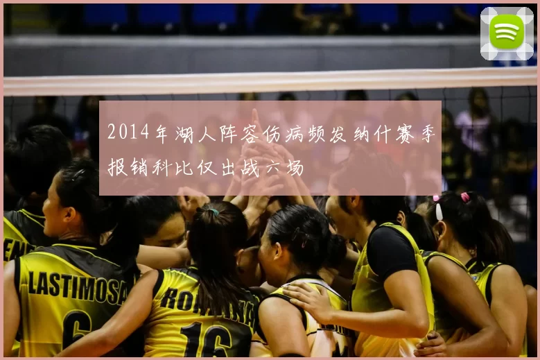 2014年湖人阵容伤病频发纳什赛季报销科比仅出战六场